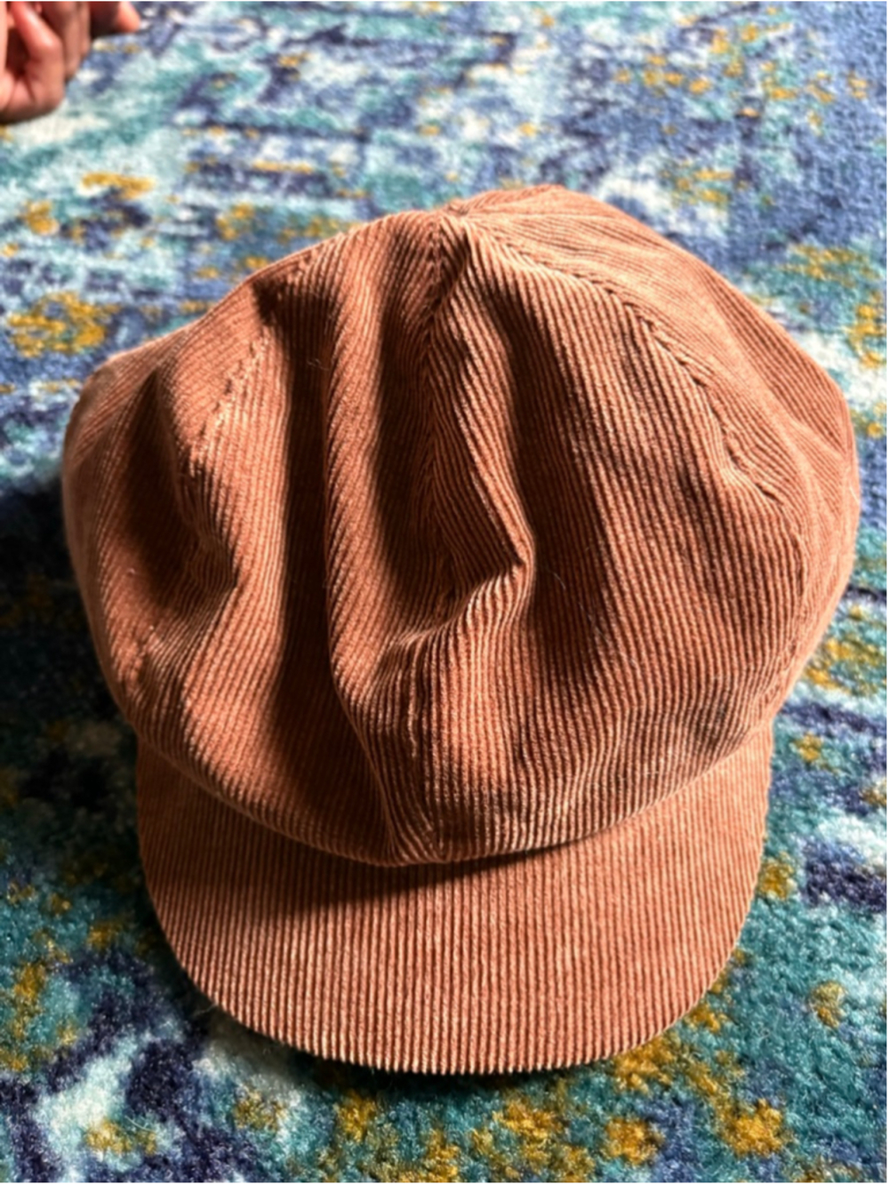 Liz Claiborne Brown Corduroy Hat Y2K